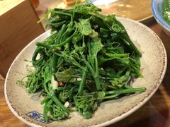 椒麻丝瓜尖-兰溪小馆(东直门簋街店)