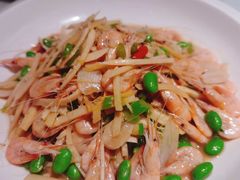 冬笋毛豆烧白虾-径山十八道·风味民间菜(杭州总店)