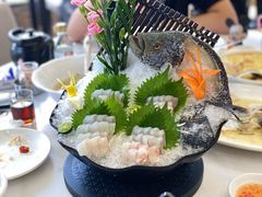花斑鱼刺身-祈胜邨•顺德鱼生•顺德菜(容桂店)