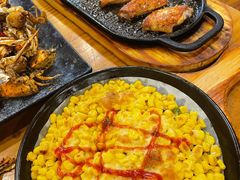 料理烤芝士玉米粒-老东镇啤酒屋海鲜加工·蒸汽海鲜·海鲜烧烤(台东店)