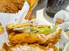 双层香酥炸鸡堡-德克士(崂山百货店)