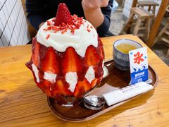 草莓牛乳冰-WONDER ICE 萬得冰田(建設路总店)