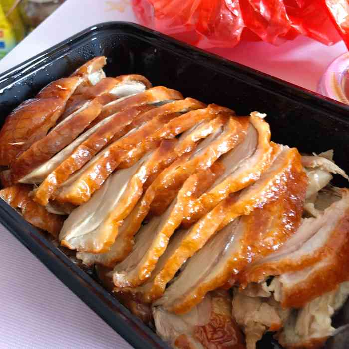 喜福记北京烤鸭(常平店)-"外卖经常吃,有一次去堂吃,店里比较小,但.