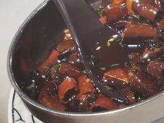 现炸辣椒油-京门老爆三·铜锅涮肉 爆肚(望京店)