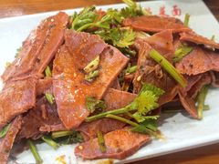 凉拌牛肉-手擀菠菜面(西康路店)