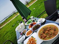 -七的湖·晚芳亭·阳澄湖农家菜·大闸蟹(莲花岛店)
