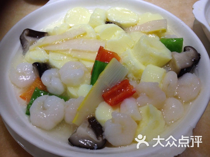 日本豆腐烩虾仁