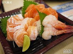 【板长寿司】三文鱼&nbsp;三文鱼腩&nbsp;甜虾&nbsp;刺身-板长寿司(海港城店)