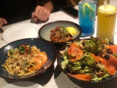 芝士蘑菇鲜虾意大利面-BE BRIGHT KITCHEN(正佳广场店)