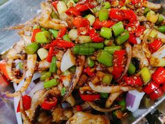 铁板鱿鱼须-昱龙大盆牛蛙馆(三兴街总店)