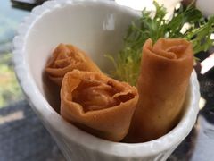 鲜虾芋蓉比春卷-悦湖公馆