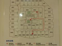 安全疏散图-莫泰酒店(上海虹桥北新泾地铁站天山路店)