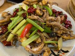 小干煸鱿鱼须-陈傻子餐厅(世纪都会店)