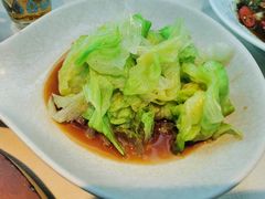 白灼球生菜-龟兹KUCINA·新疆菜(前滩L+PLAZA店)