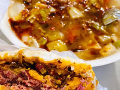 蛋菜夹饼-马鑫胜夜宵肉丸胡辣汤