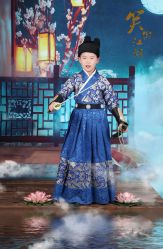 -后宫·古装汉服京剧儿童亲子全家福摄影