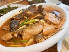 家焖杂拌鱼-小船渔村•大连菜•大连焖鱼(明泽街店)