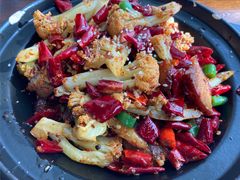 干锅散菜花-不相离盐帮菜(郎园店)