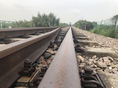 -乌龙涧铁道铁轨景