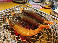 烤阿根廷大红虾-老炉家木炭烤肉(长江国际店)