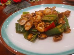 青红椒炒花甲-顺风山庄(水濂山店)