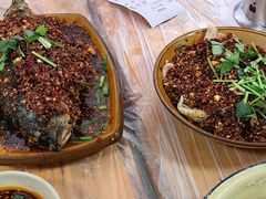 热拌土鲫鱼-人和水上飘(第一家店)