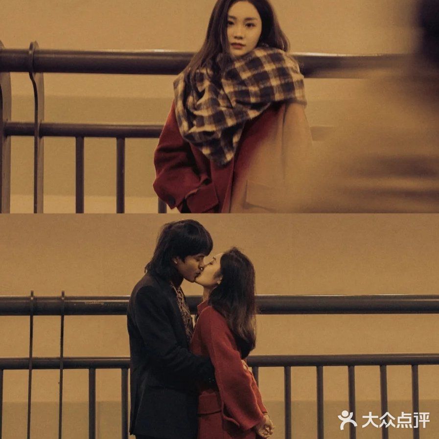 复古港风婚纱照