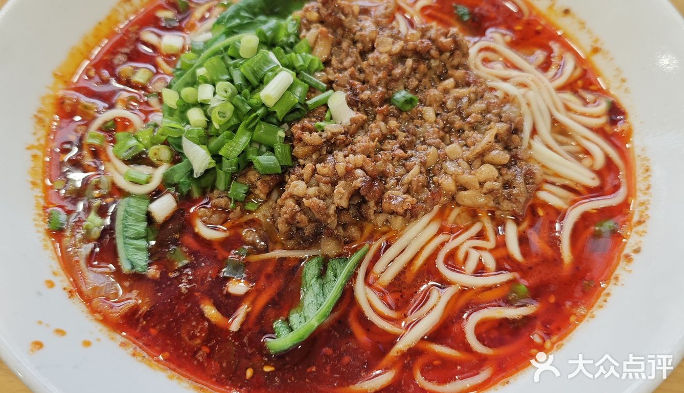 这家面馆是一家标准的连锁店