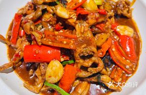 Grilled Eel and Frog Stir-fry