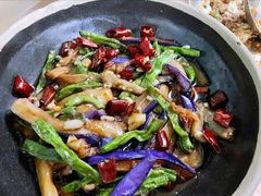 茄子豆角-老师傅餐馆(长沙店)