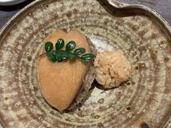 矶煮鲍鱼配鲍鱼肝酱-小十Omakase(地王大厦店)