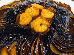 虾仁菊花茄子-陈傻子餐厅(世纪都会店)