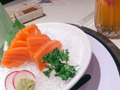 三文鱼刺身-赤坂亭M9和牛烧肉·日料398放题(万达店)