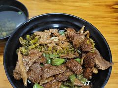 辣肉咸菜拌面-小无锡面馆