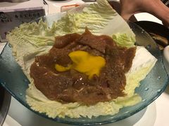 立盘手工鲜切羊肉组合-乔先生涮肉·鲜活牛羊肉火锅(塘沽店)