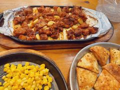 料理烤老味道鸡块-老东镇啤酒屋海鲜加工·蒸汽海鲜·海鲜烧烤(台东店)