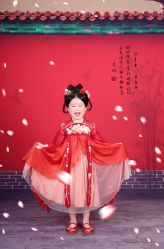 -后宫·古装汉服京剧儿童亲子全家福摄影