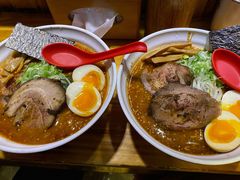 黑麻油豚骨拉面-老龙亭拉面店
