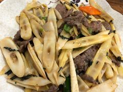 鲜笋炒牛肉-南记食粥坊·宵夜大排档(莲花总店)