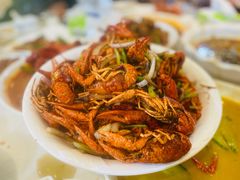 干煸龙虾大虾-香满锅老北京羊蝎子火锅·家常菜(新街口店)