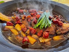 鲽鱼头泡油条-宋庄魁元艺术餐厅