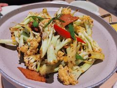 干锅有机菜花-吕氏疙瘩汤·新派鲁菜(欢乐汇店)
