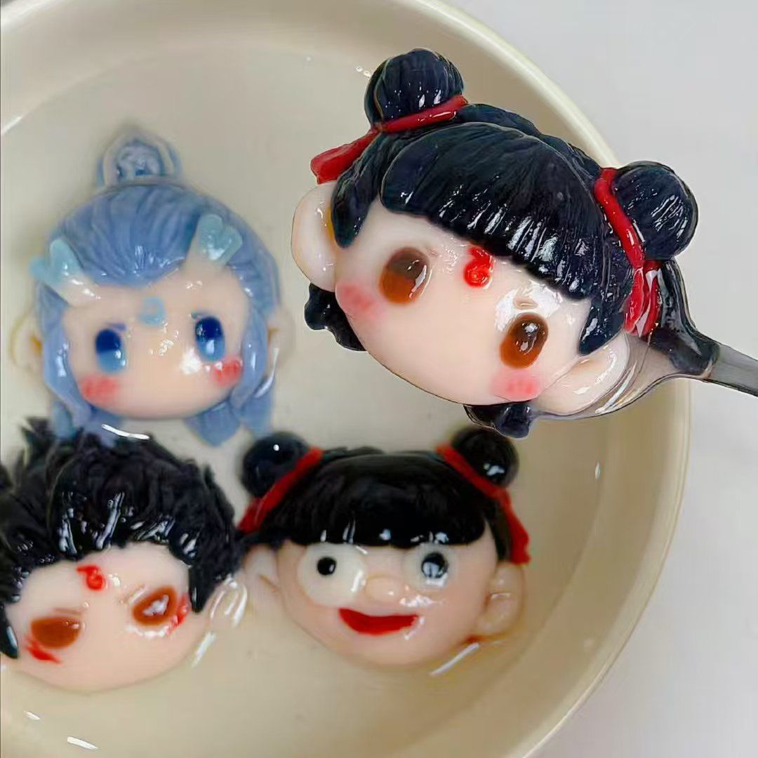 🎈超萌哪吒卡通小人汤圆