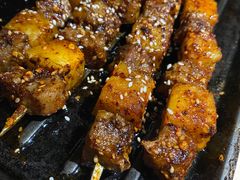 烤猪颈肉-烤匠麻辣烤鱼(环球中心店)