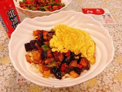 茄子肉丁鸡蛋拌面-文三里屯面馆(三里屯店)