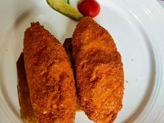奶油鸡卷-小白桦西餐厅