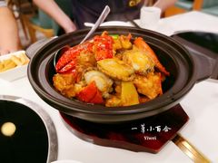 龍蝦鮑魚雞煲-龙厨美食