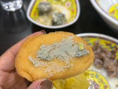 炸馒头片带臭豆腐-芦月轩羊蝎子(北蜂窝店)