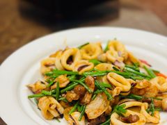 韭菜炒小管-唐山宴大唐州府精品中餐