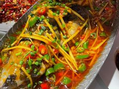盐帮跳水鱼-小河盐帮·私家菜·烤鸭(三元桥·霄云路店)